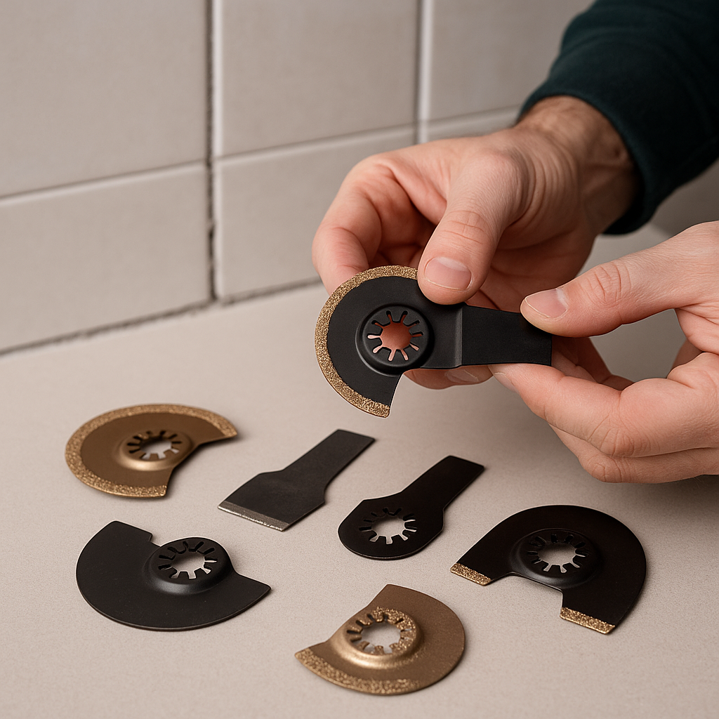 Step image 1 - Choosing the Best Cordless Oscillating Multi-Tool for Grout Removal