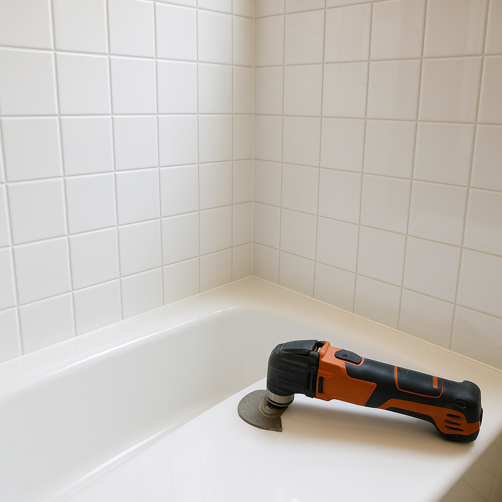 Step image 3 - Choosing the Best Cordless Oscillating Multi-Tool for Grout Removal