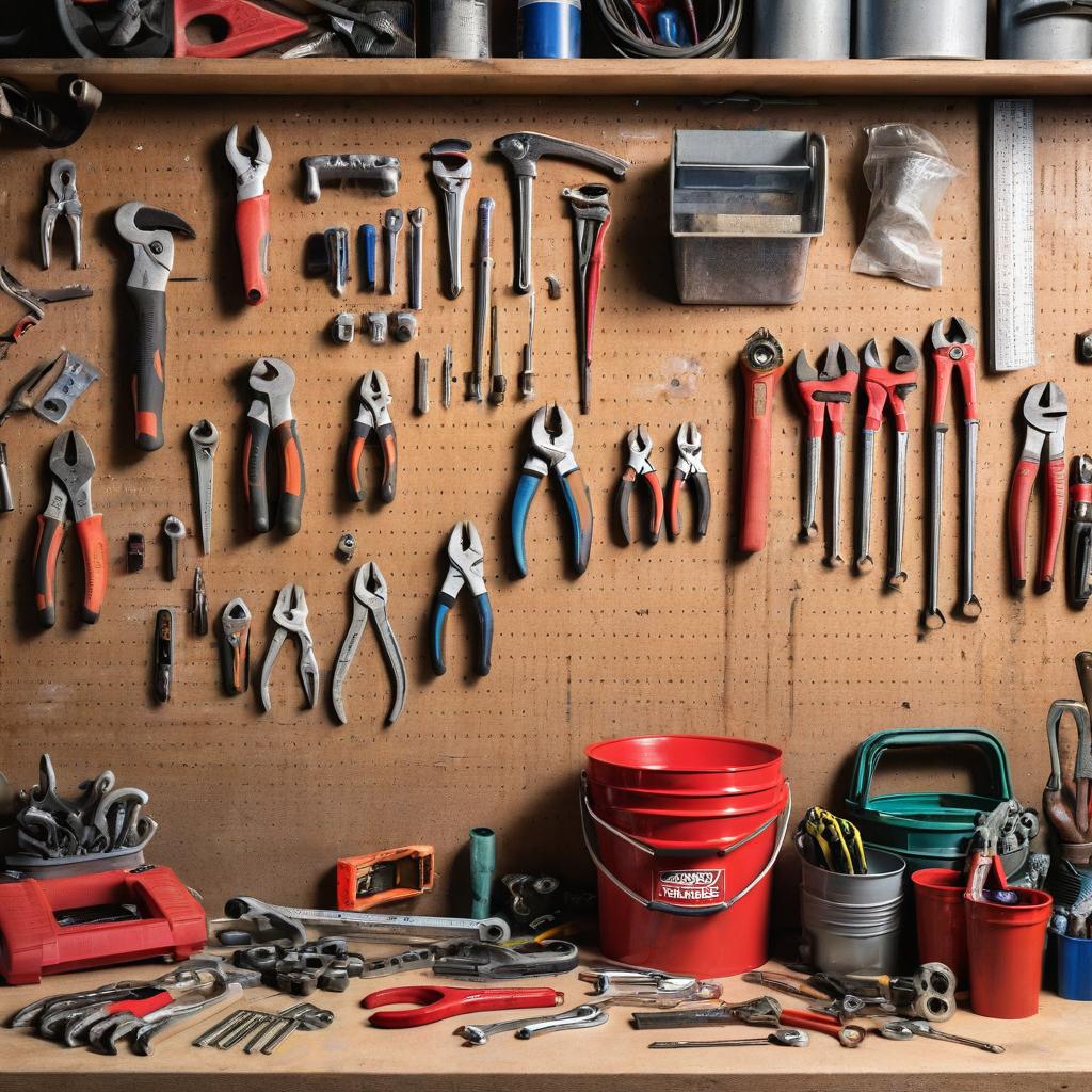 Tools needed for Ultimate Guide to Replacing a Leaking Hose Bibb Faucet Without Shutting Off Water